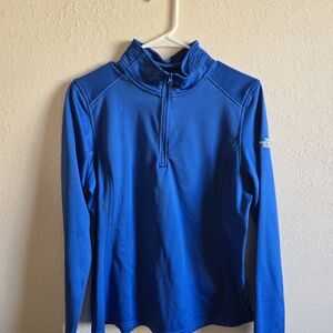 The North Face Blue Quarter-Zip Pullover